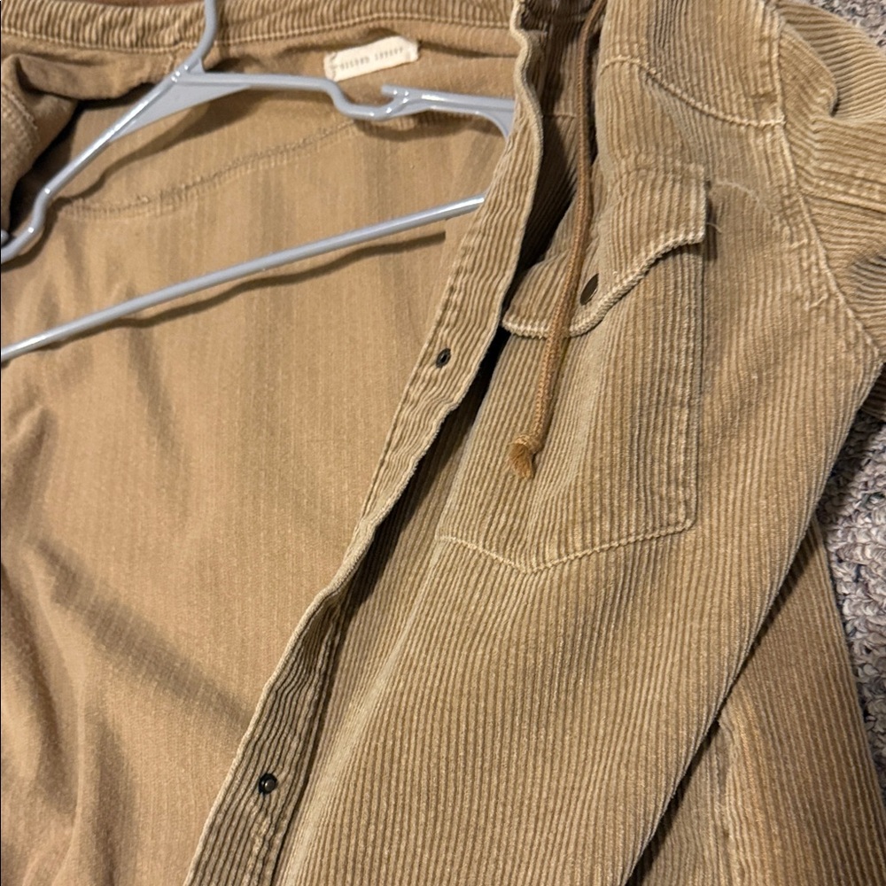 Gilded Intent Tan Corduroy Jacket - Picture 5 of 9